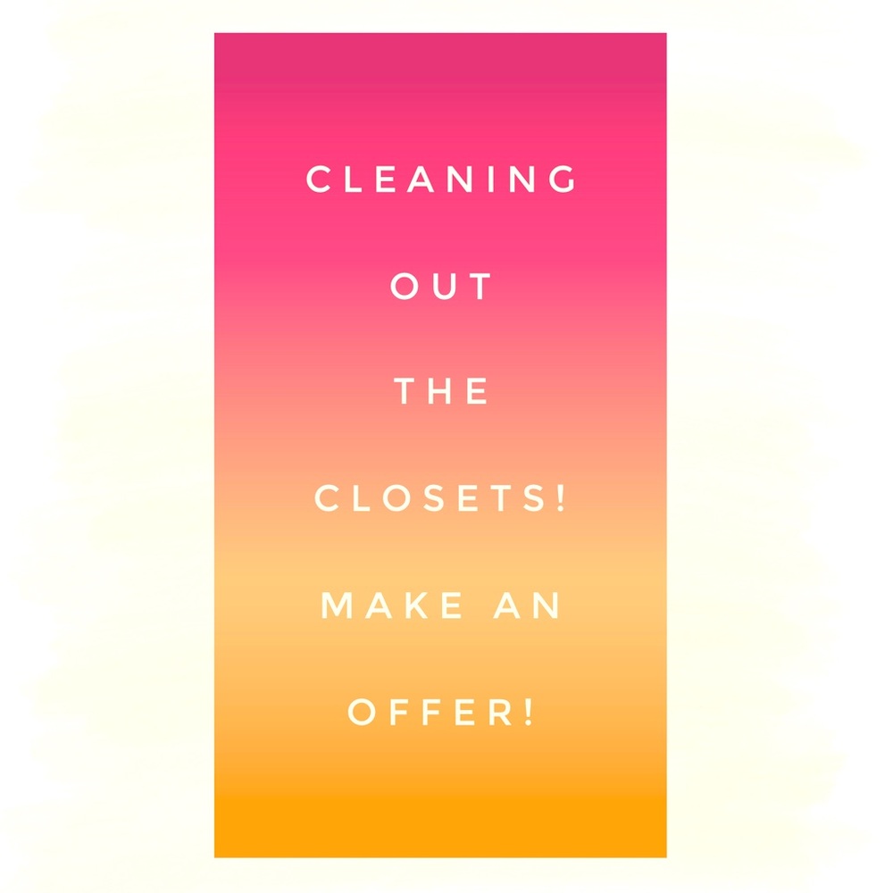 Closet clean out!!